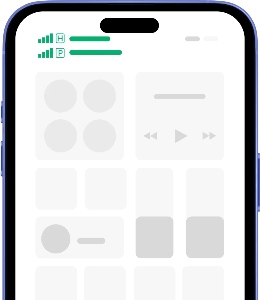 Signal strength and Data Roaming confirmation