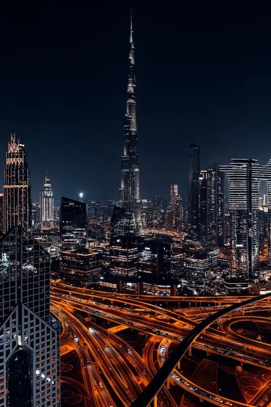 Burj Khalifa Downtown Dubai com conectividade HelloRoam eSIM para viajantes do mundo todo
