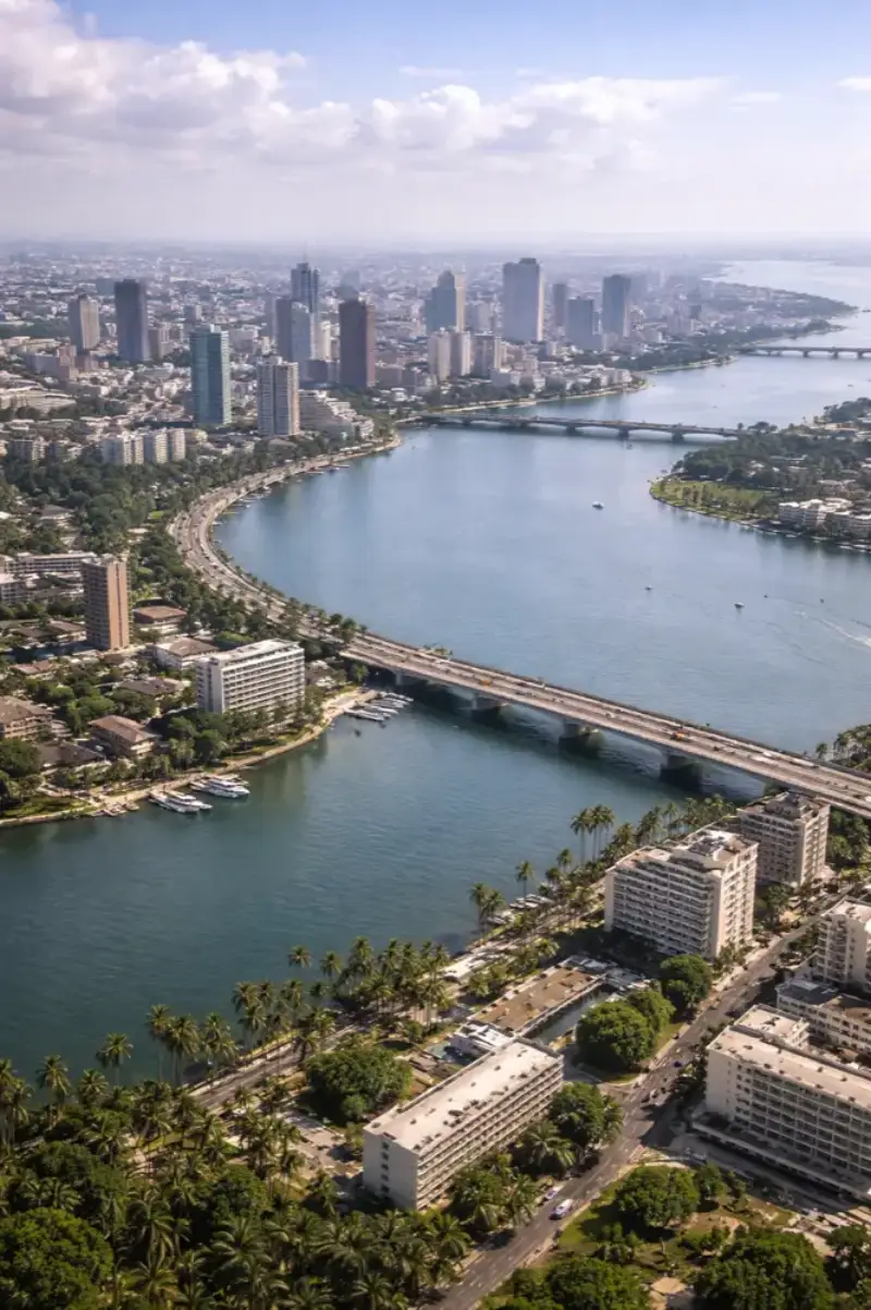 Abidjan in Ivory Coast with HelloRoam eSIM data plans for international travel coverage
