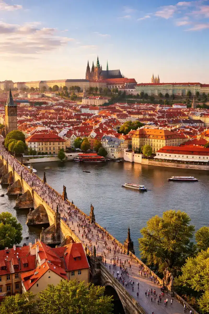 Travel data for Prague Czech Republic with HelloRoam eSIM coverage and fast mobile internet