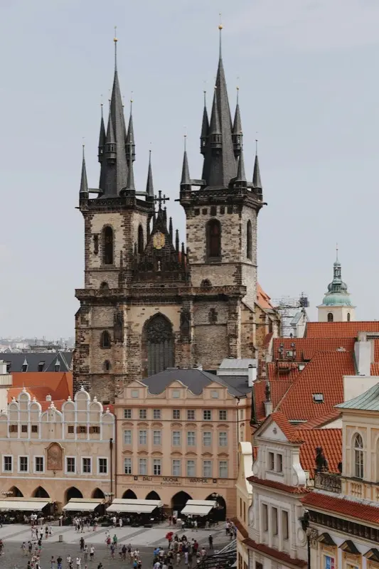 Church Of Our Lady Before T N T N Church Old Town Square Pra in Prague Czech Republic with HelloRoam eSIM