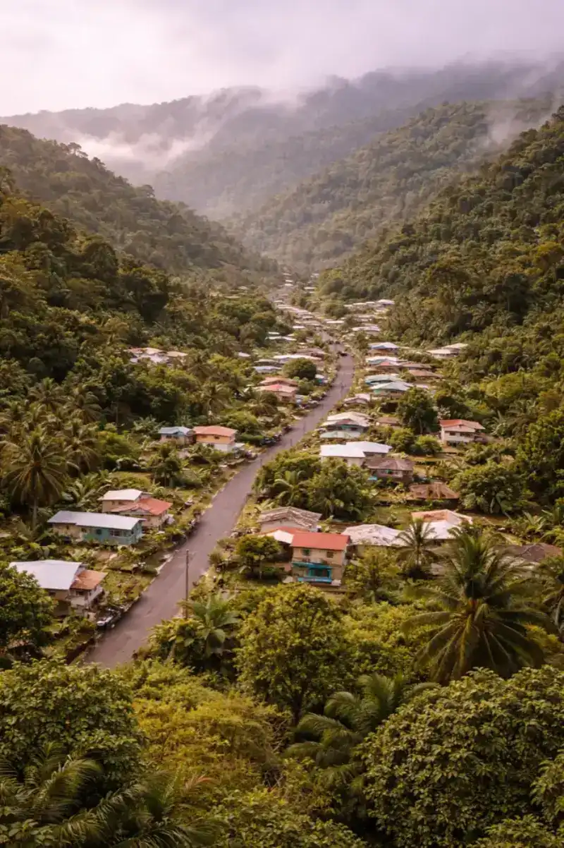 Berekua travel eSIM with HelloRoam mobile data plans for Dominica visitors and tourists