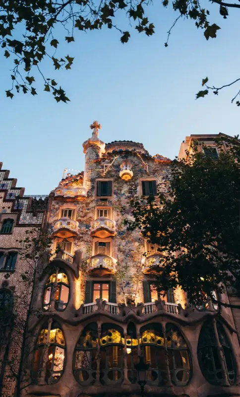 Casa Batllo in Barcelona Spain with HelloRoam eSIM data plan connectivity while traveling