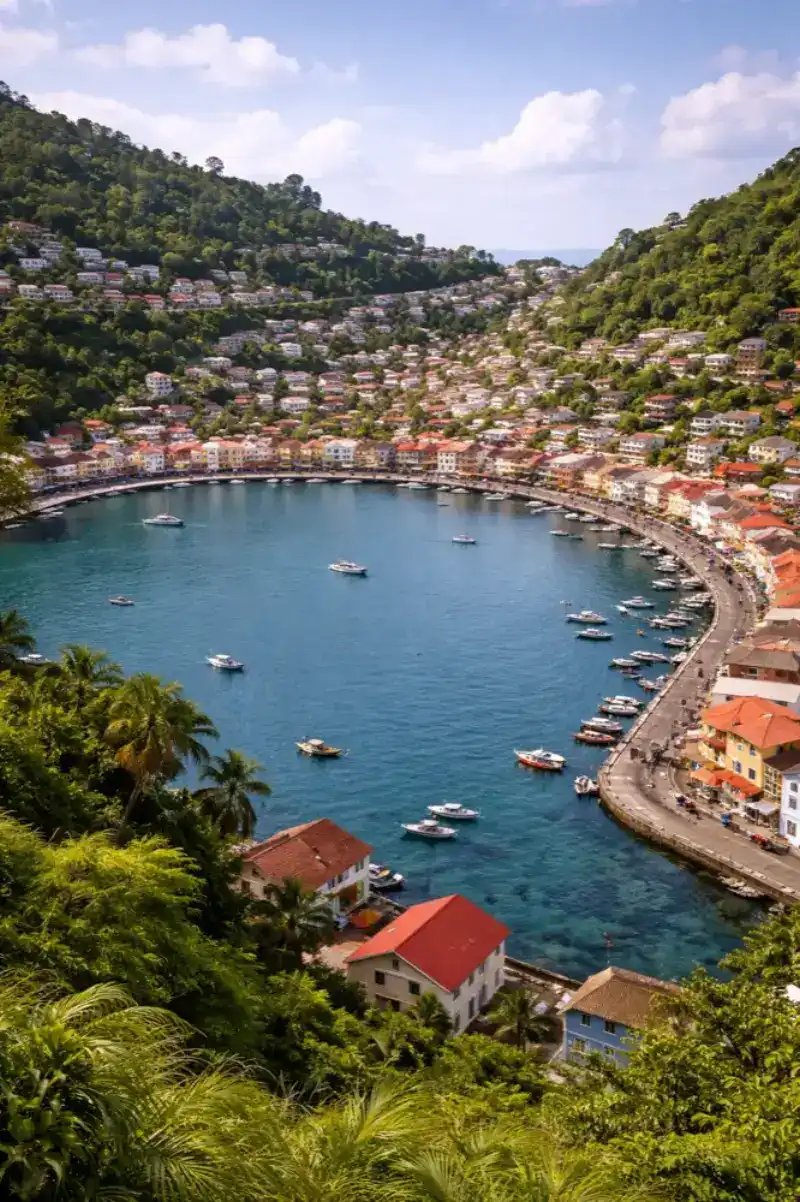 Saint George's in Grenada with HelloRoam eSIM data plans for international travel coverage