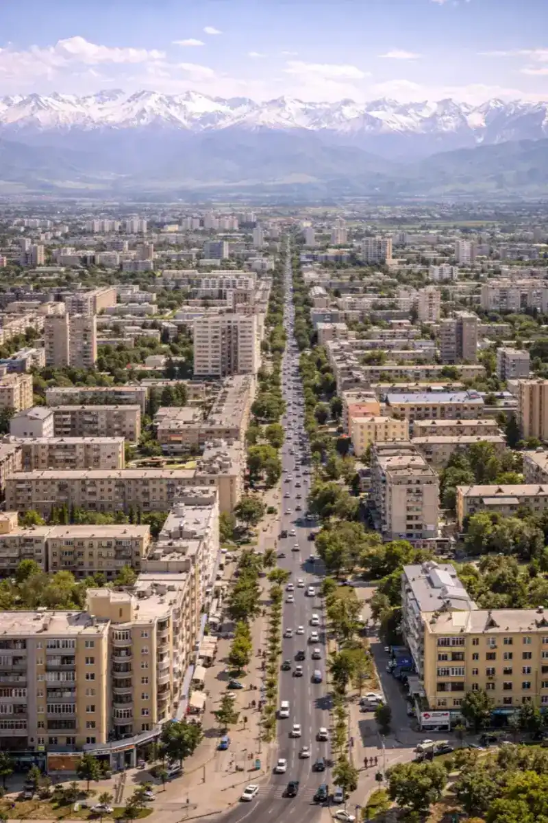 Bishkek Kyrgyzstan mobile data coverage for travelers provided by HelloRoam eSIM service