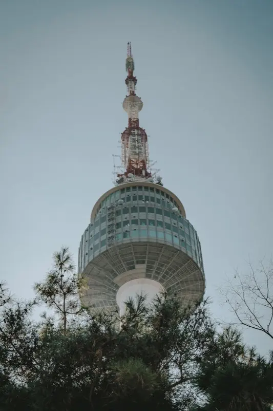 N Seoul Tower in Seoul South Korea with HelloRoam eSIM data plan connectivity while traveling
