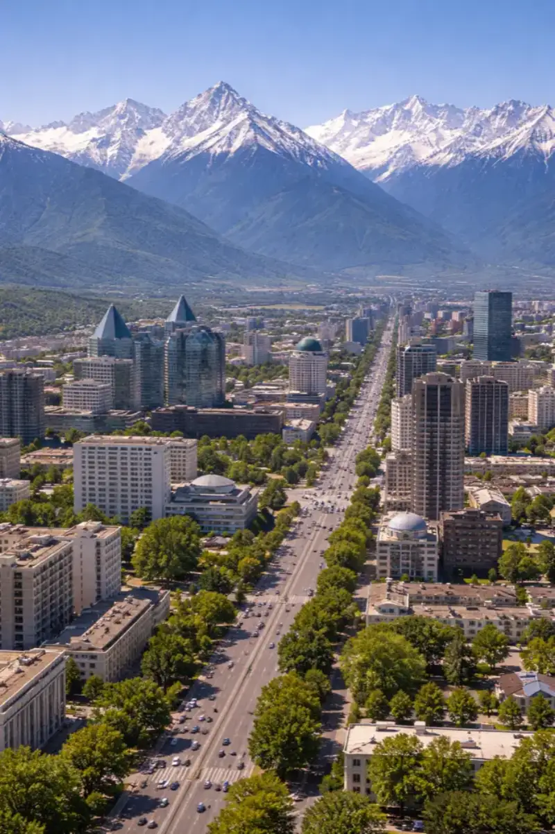 Almaty Kazakhstan mobile data coverage for travelers provided by HelloRoam eSIM service