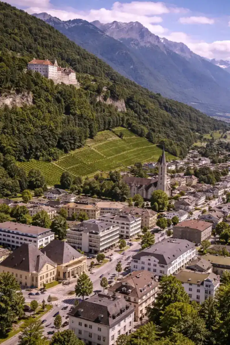HelloRoam travel eSIM providing mobile data coverage in Vaduz across Liechtenstein