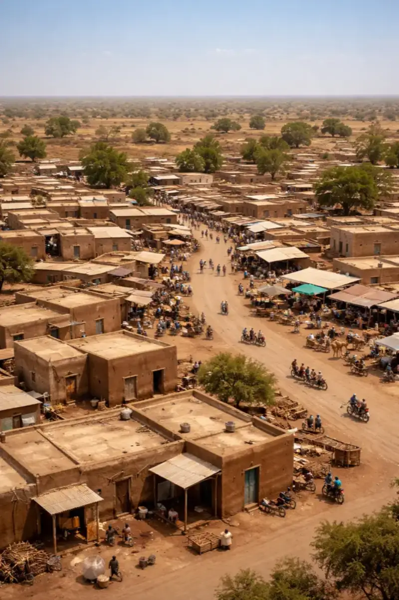 Koutiala in Mali with HelloRoam eSIM data plans for international travel coverage