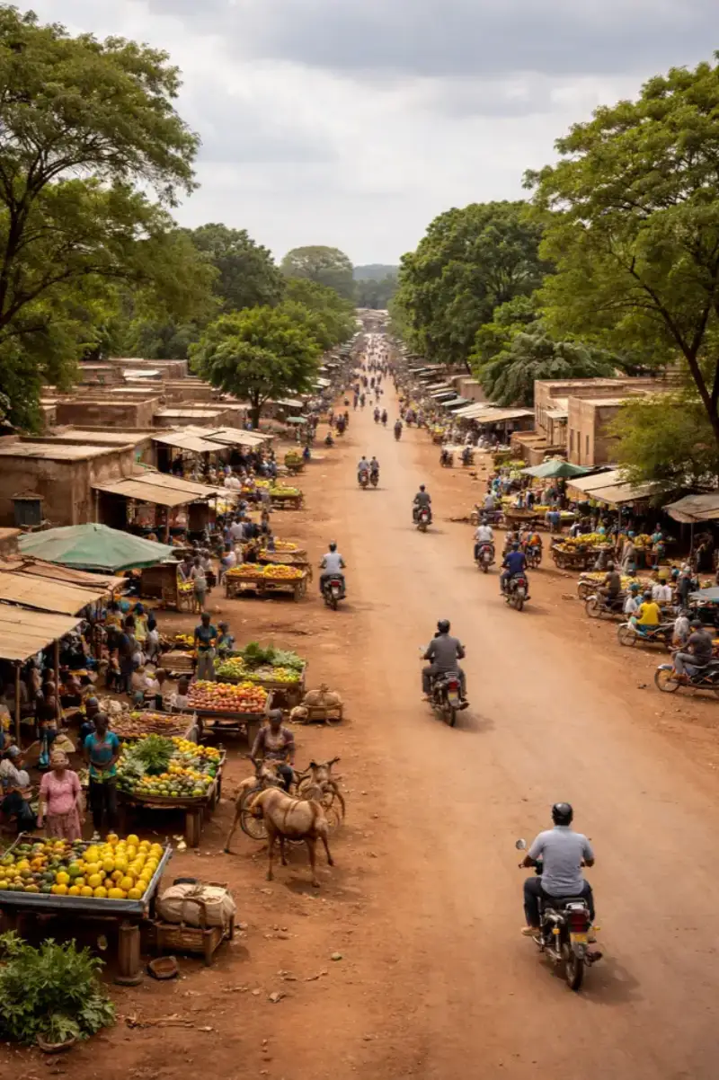 Sikasso in Mali with HelloRoam eSIM data plans for international travel coverage