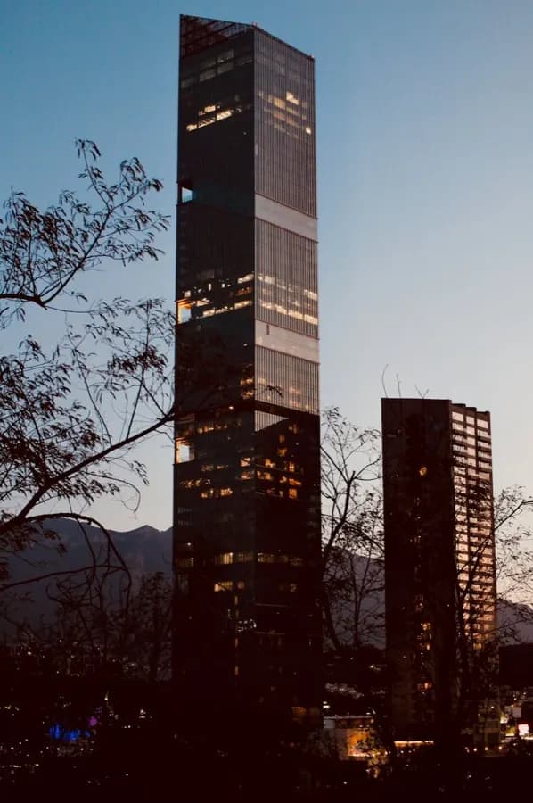 Monterrey Mexico city with Cerro de la Silla mountain and HelloRoam eSIM mobile data coverage