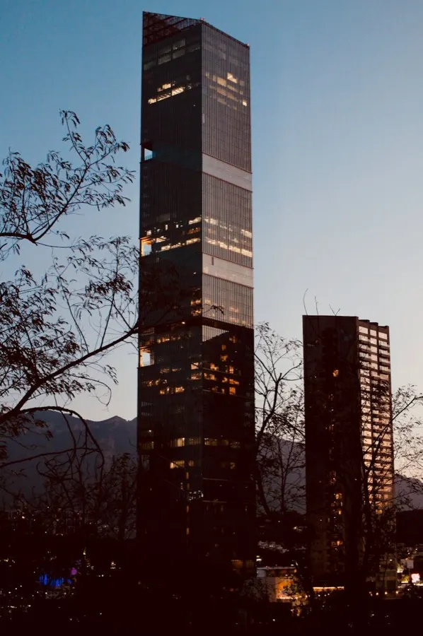 Monterrey Mexico city with Cerro de la Silla mountain and HelloRoam eSIM mobile data coverage
