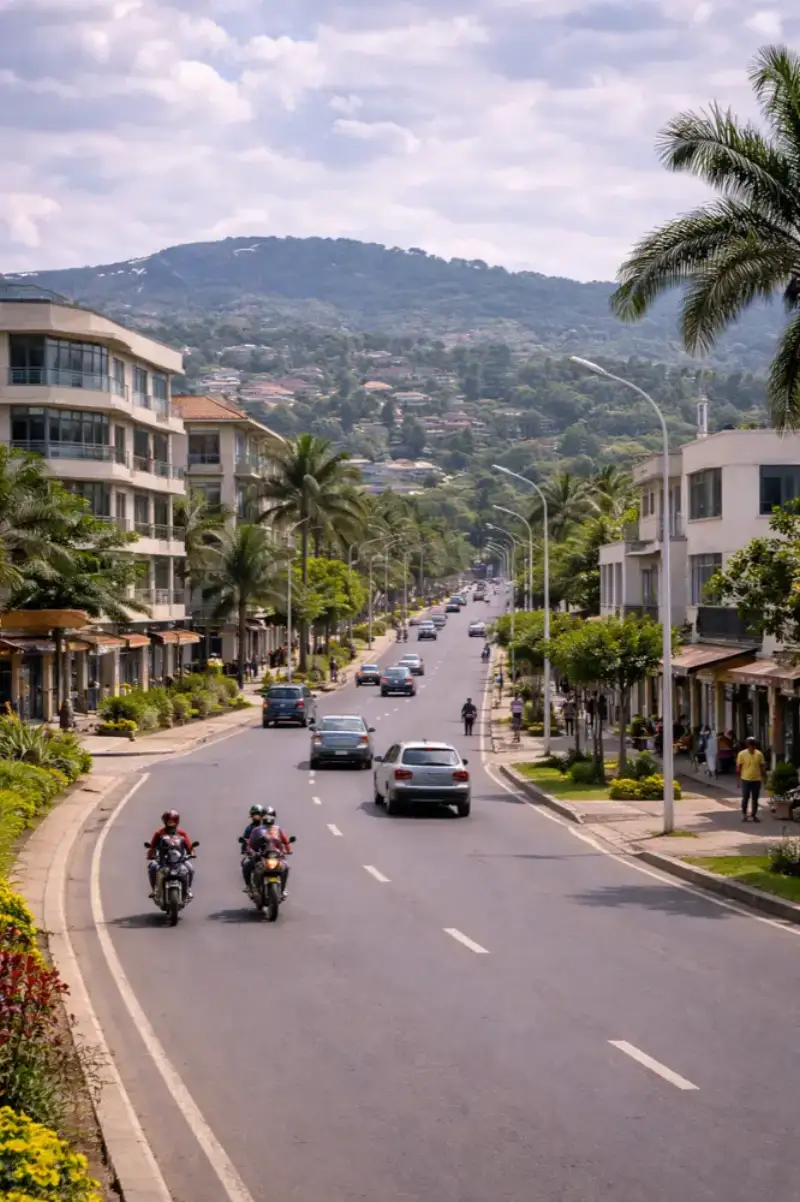 Kigali travel eSIM with HelloRoam mobile data plans for Rwanda visitors and tourists
