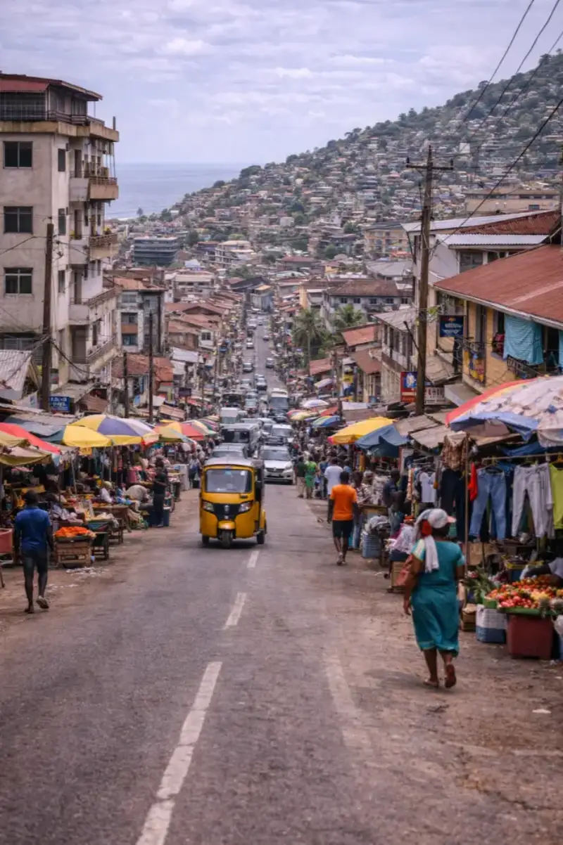 Fast mobile data in Freetown Sierra Leone with HelloRoam eSIM plan for travelers