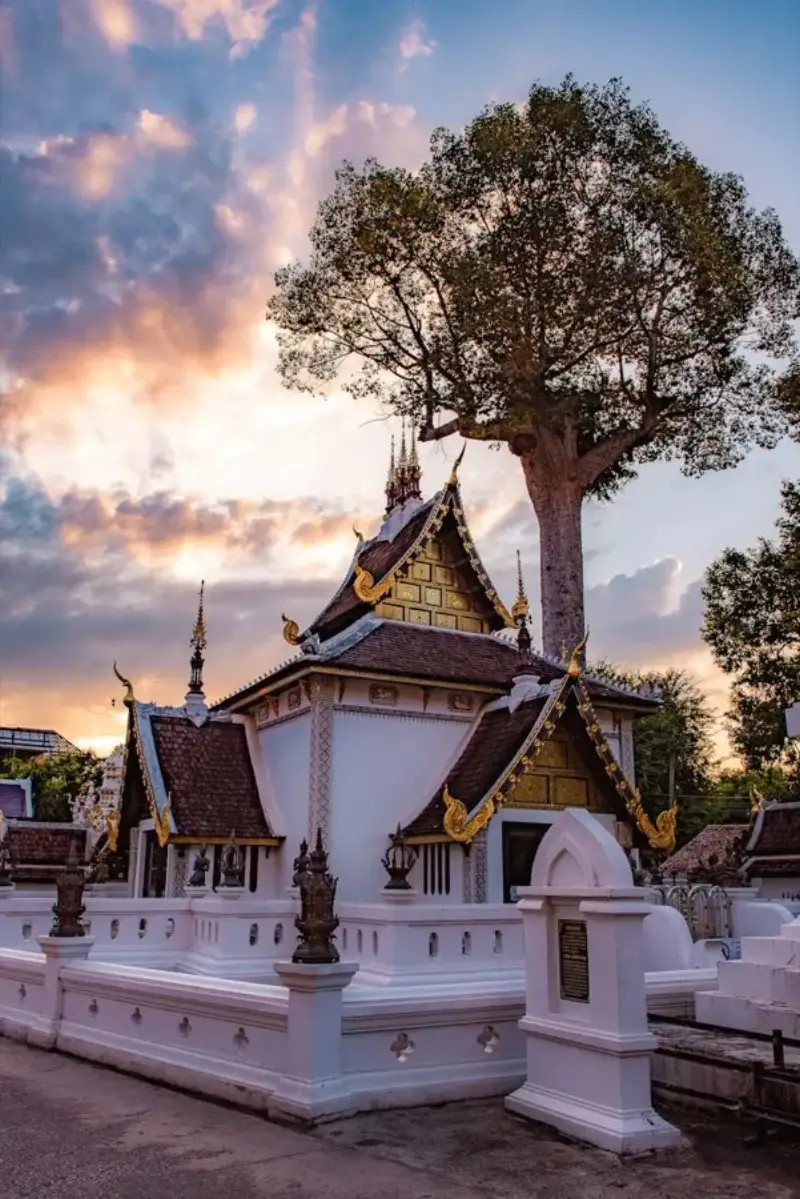 Chiang Mai Thailand old city temple with HelloRoam eSIM mobile data coverage for international travelers