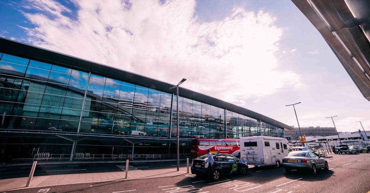 Dublin Airport terminal building, the starting point for cheap flights from Dublin all year