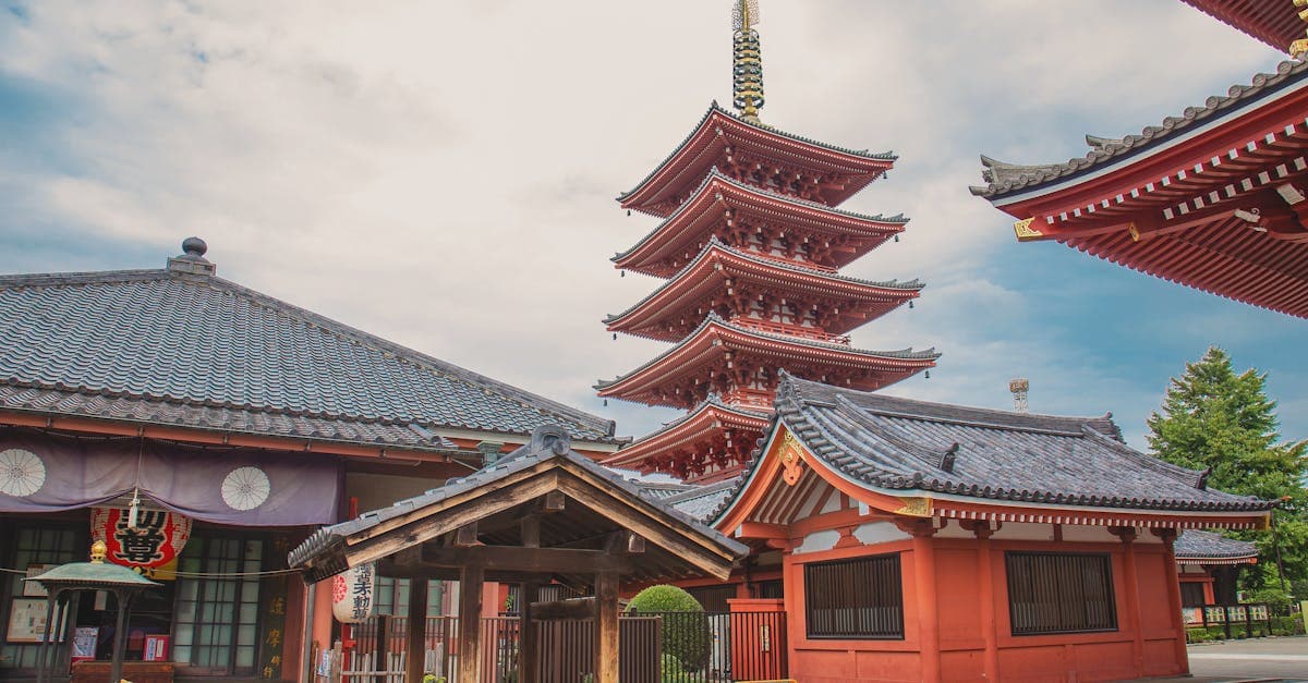 Senso-ji Temple's five-storey pagoda in Tokyo, where Singapore travellers compare travel eSIM versus carrier roaming costs.
