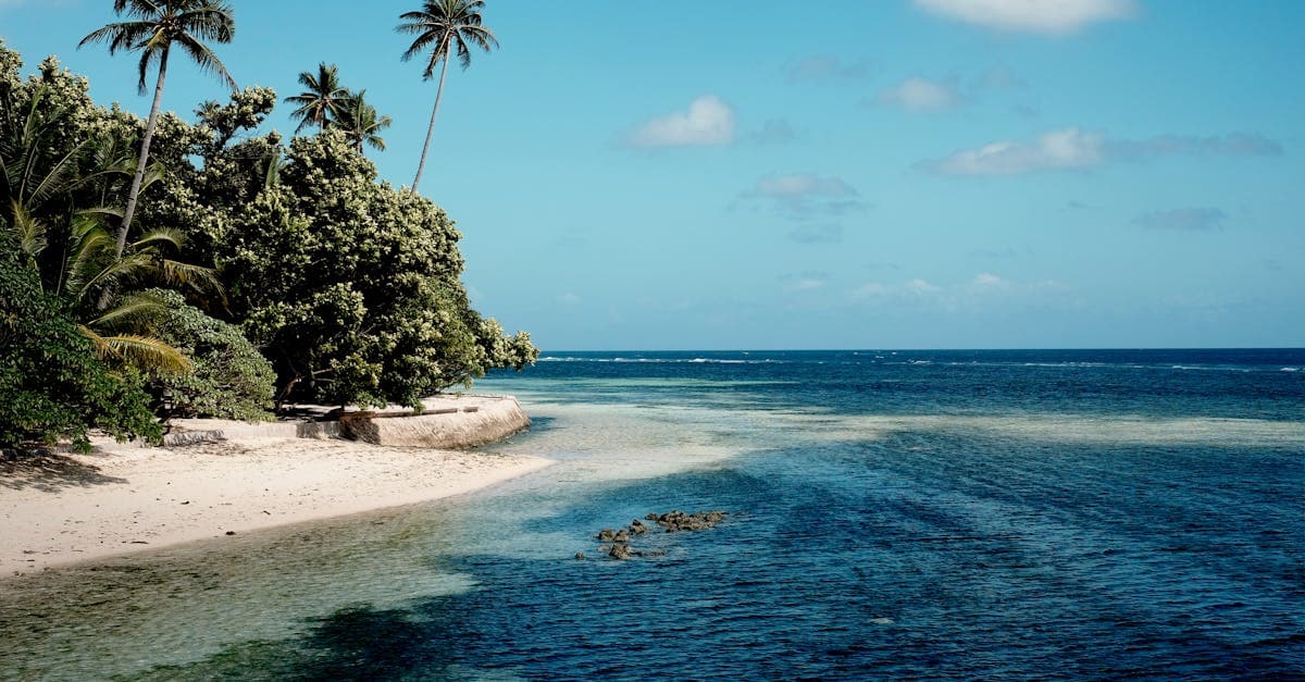 Secluded Cook Islands beach where NZ carrier roaming costs can add up without a local SIM card