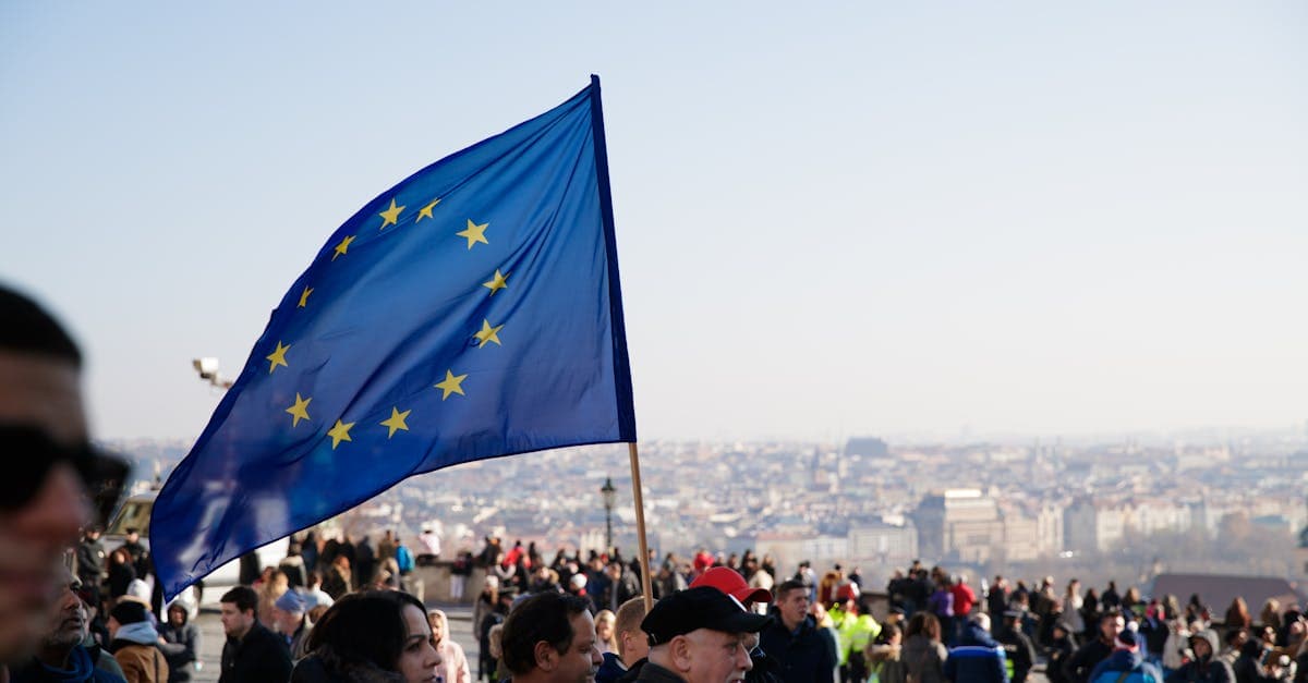 Crowd of people in a European city representing Irish mobile customers navigating roaming charges europe rules