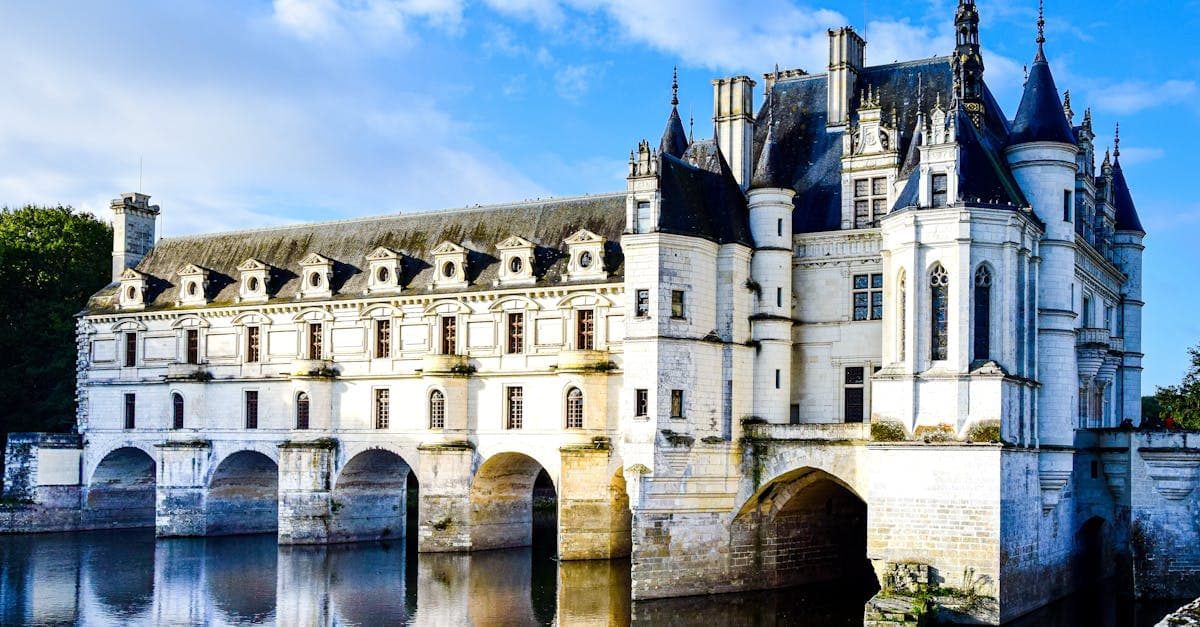 Architecture Renaissance du Château de Chenonceau, symbole d'un week-end pas cher dans la Loire