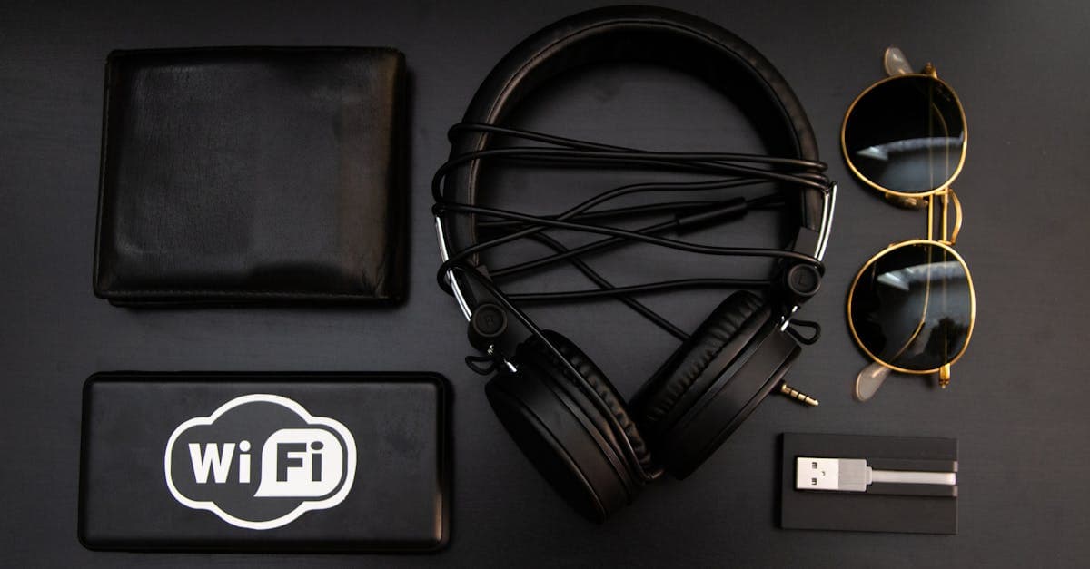 Travel accessories including wallet and sunglasses representing the monthly cost of a portable wifi hotspot plan