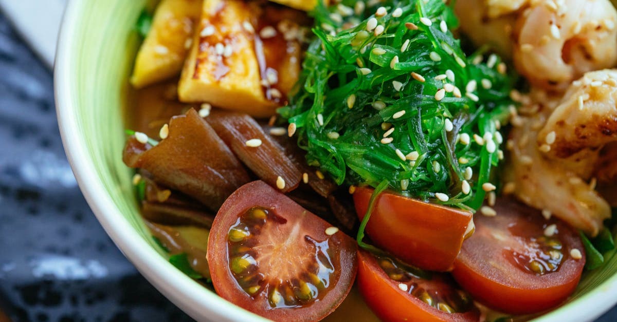 Colourful tofu and vegetable bowl representing vegan-friendly food options available across Japan