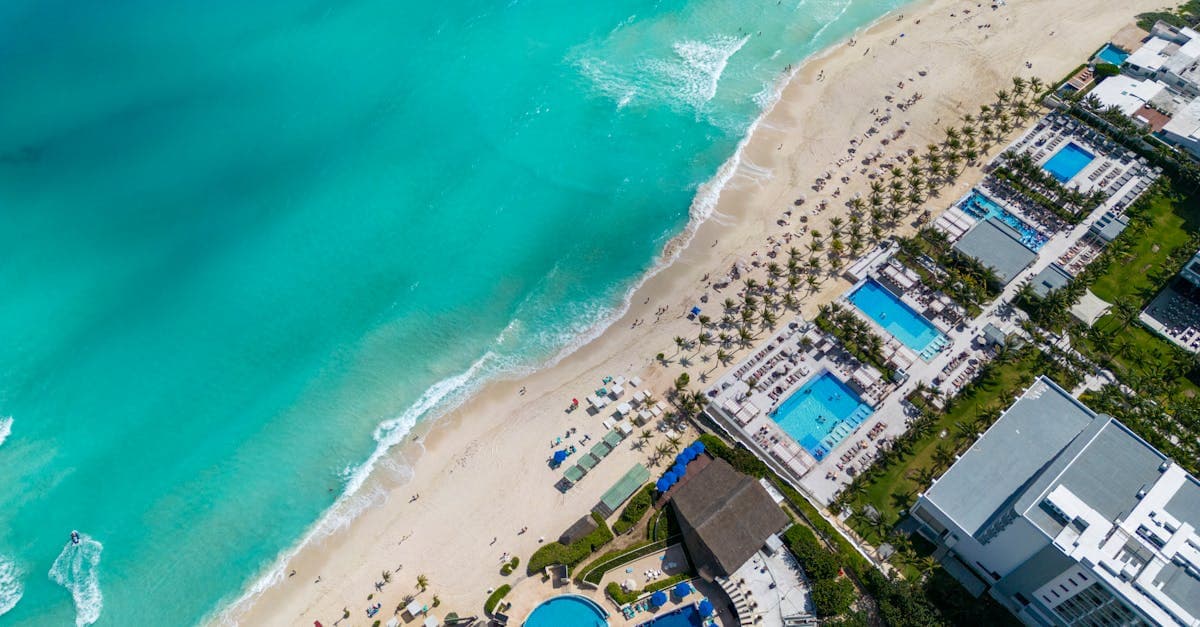 Is Cancun safe for tourists? Crystal-clear waters and resort-lined shores of Cancun's Hotel Zone in 2026